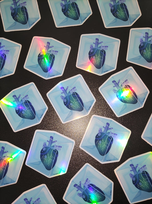 "Frozen Heart" sticker