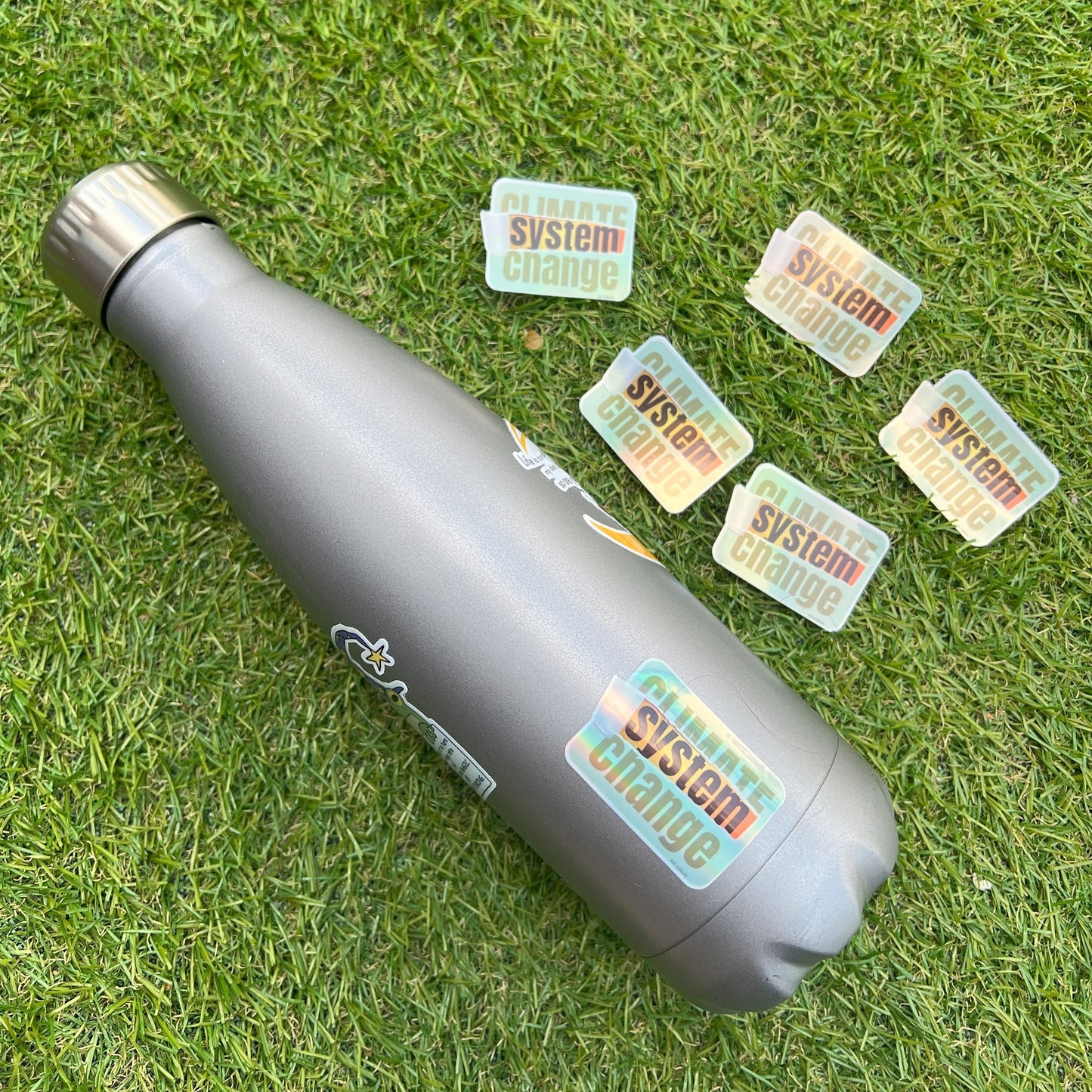 "SYSTEM CHANGE" sticker