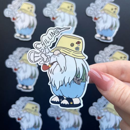 "CEO of Chilling" sticker